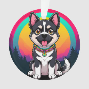 Adorno Perro de dibujos animados juguetón