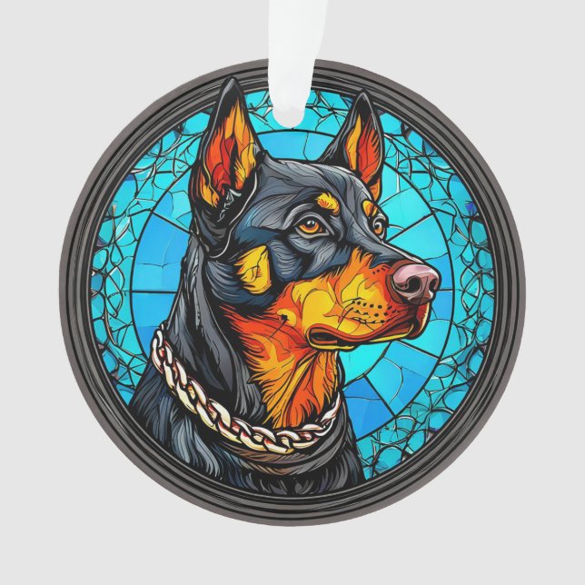 Adorno perro doberman (Anverso)