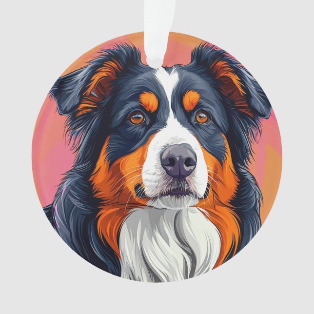 Adorno Perro pastor australiano (Anverso)