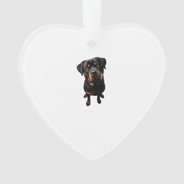 Adorno perro rottweiler (Anverso)
