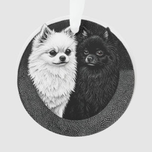 Adorno perro spitz japonés