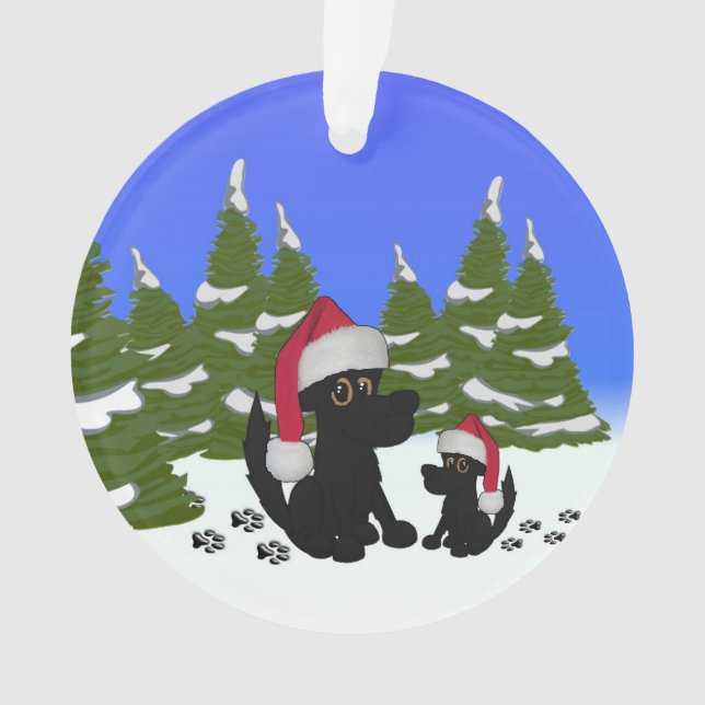 Adorno Perros navidades (Anverso)