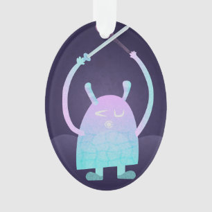 Adorno Personaje de monstruo adorable para niños