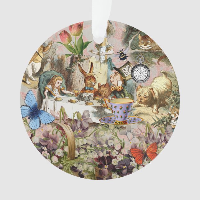 Adorno Personajes de Alice in Wonderland tea fiesta (Anverso)