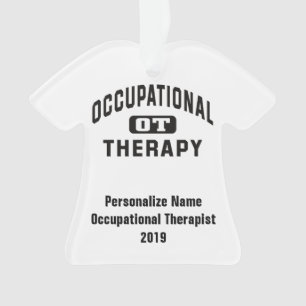 Adorno Personalice al terapeuta profesional conocido OT