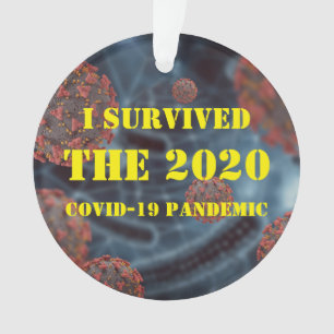 Adorno Personalizable I sobrevivió a la pandemia Covid-19
