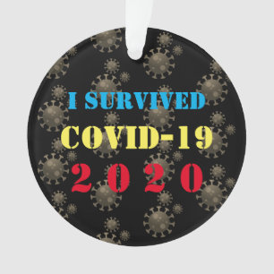 Adorno Personalizable I sobrevivió COVID-19 2020