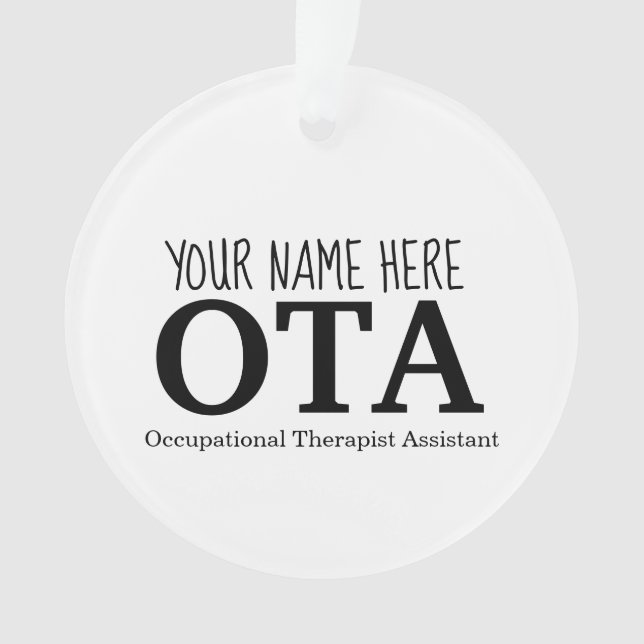 Adorno Personalizable OTA Ornament (Anverso)