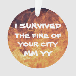Adorno Personalizable sobreviví al incendio