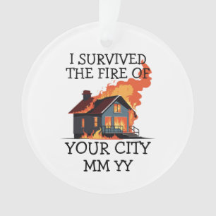 Adorno Personalizable sobreviví al incendio