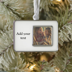 Adorno personalizado añada sus navidades de fotos persona