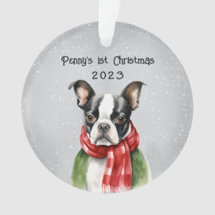 Adorno Personalizado Boston Terrier
