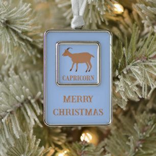 Adorno Personalizado Capricorn Star Sign Goat