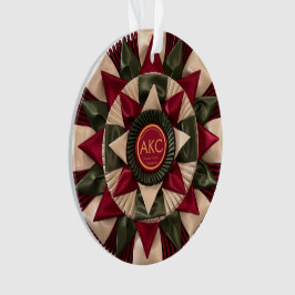 Adorno Personalizado de Agilidad de Perro MACH Ribbon Nav