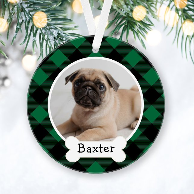 Adorno Personalizado de Buffalo Verde Mascota Perro Cacho (Subido por el creador)