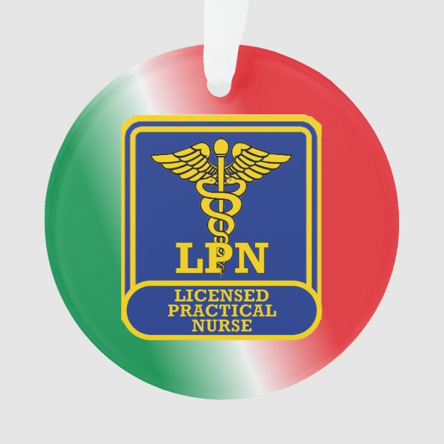 Adorno Personalizado de Escudo de Enfermeras con Licencia (Anverso)