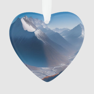 Adorno Personalizado de fotos con fecha de High Mountain 