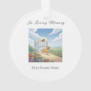 Adorno personalizado de memorial para mascotas Pue