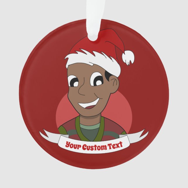 Adorno Personalizado de Navidades risibles (Anverso)