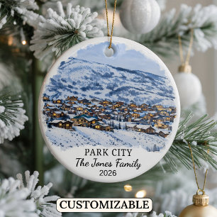 Adorno personalizado de Park City, Cerámica person