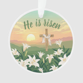 Adorno Personalizado de Pascua de Resurrección al 