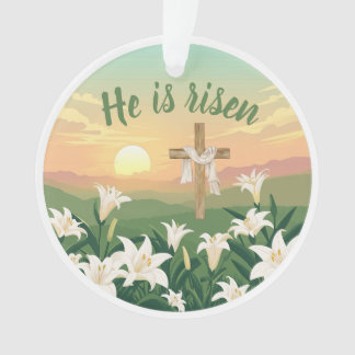 Adorno Personalizado de Pascua de Resurrección al