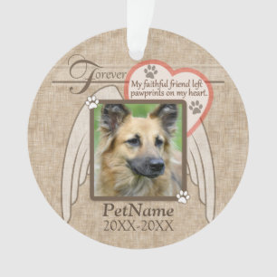 Adorno Personalizado de Solidaridad Mascota Angel Wings