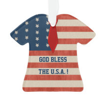 Personalizado el suéter feo patriótico estadounide