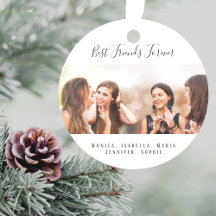 Personalizado foto mejores amigos para siempre seg