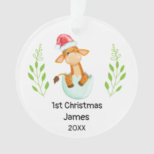 Adorno Personalizado Mi primer bebé de Navidad 2021
