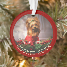 Adorno Personalizado Mi primer perro de Navidad Keepsake 