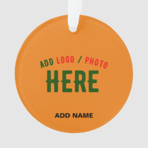 ADORNO PERSONALIZADO MODERNO ESTILO NARANJA OSCURO VERIFI