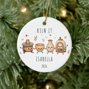 Adorno Personalizado para Amante de la Cerámica 'K