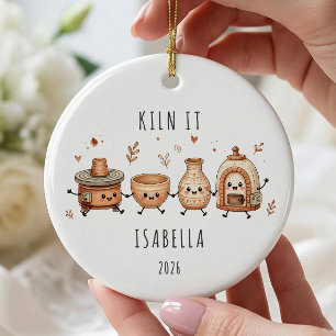 Adorno Personalizado para Amante de la Cerámica 'K