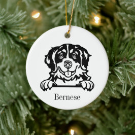 Adorno personalizado para mascotas Bernese Mountai