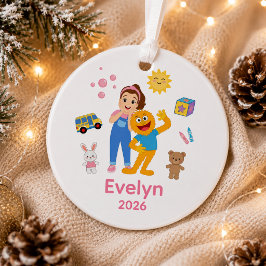 Adorno personalizado para niños pequeños, adorno d