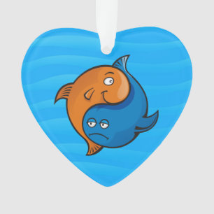 Adorno Personalizado Yin Yang Fish