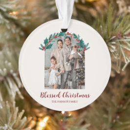 Adorno Personalized Christmas Photo Acrylic Ornament