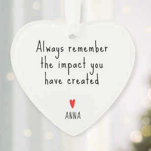 Adorno Personalized Keepsake for Teacher - Appreciation
