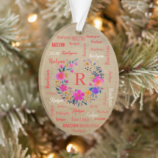 Adorno Personalized Name Ornament Add your Name