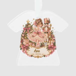 Adorno Personalized Nutcracker Ballerina Christmas Orname