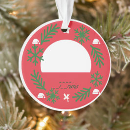 Adorno : Personalized Santa Paws Pet Ornament | Custom Na