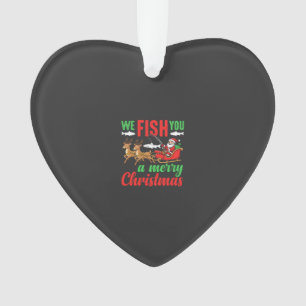 Adorno Pesca de Navidad Feliz Pesca para Ti