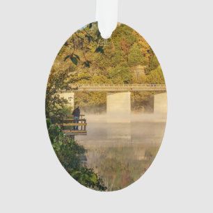 Adorno Pesca de otoño en Lake Springfield