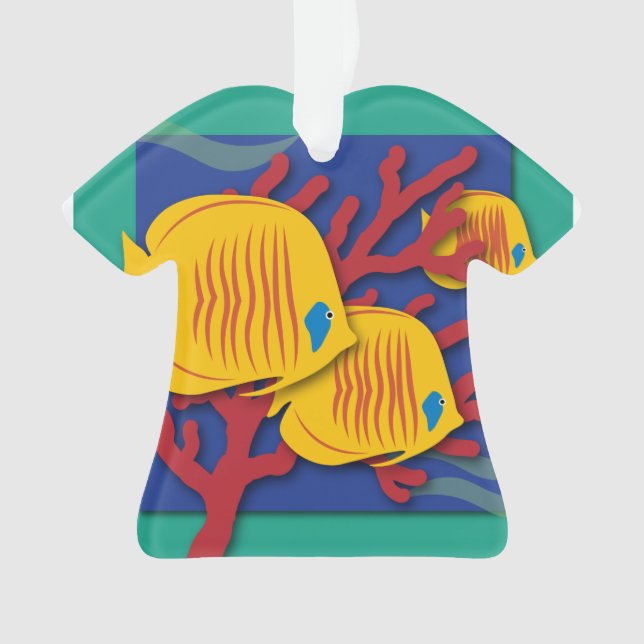 Adorno Pescado tropical (Anverso)