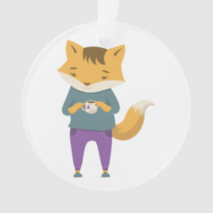 Adorno Pezón lindo con taza de té