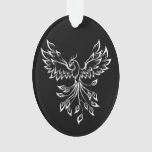 Adorno Phoenix Rises en Negro