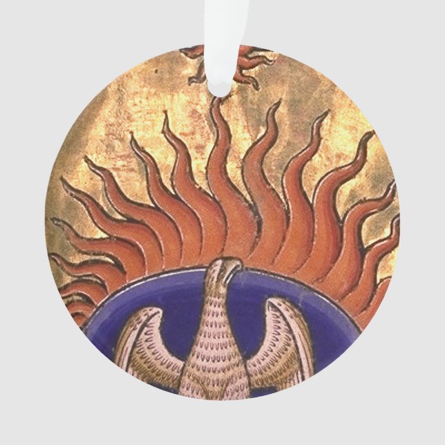 Adorno Phoenix Rising desde las cenizas (Anverso)