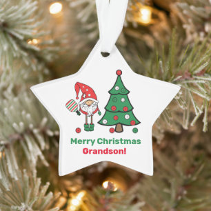Adorno 🧑 🎄 🎄 Pickleball Feliz Navidad Estrella Ornam