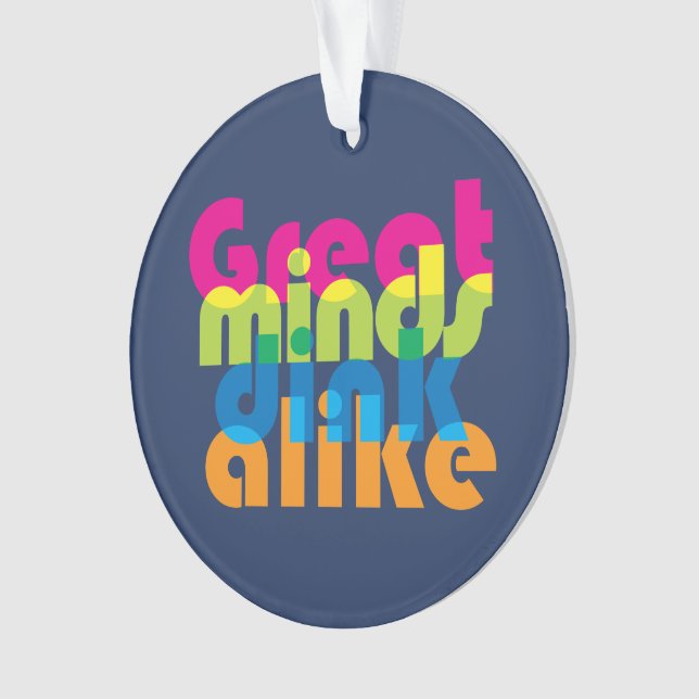 Adorno Pickleball Las grandes mentes bailan igual (Anverso)